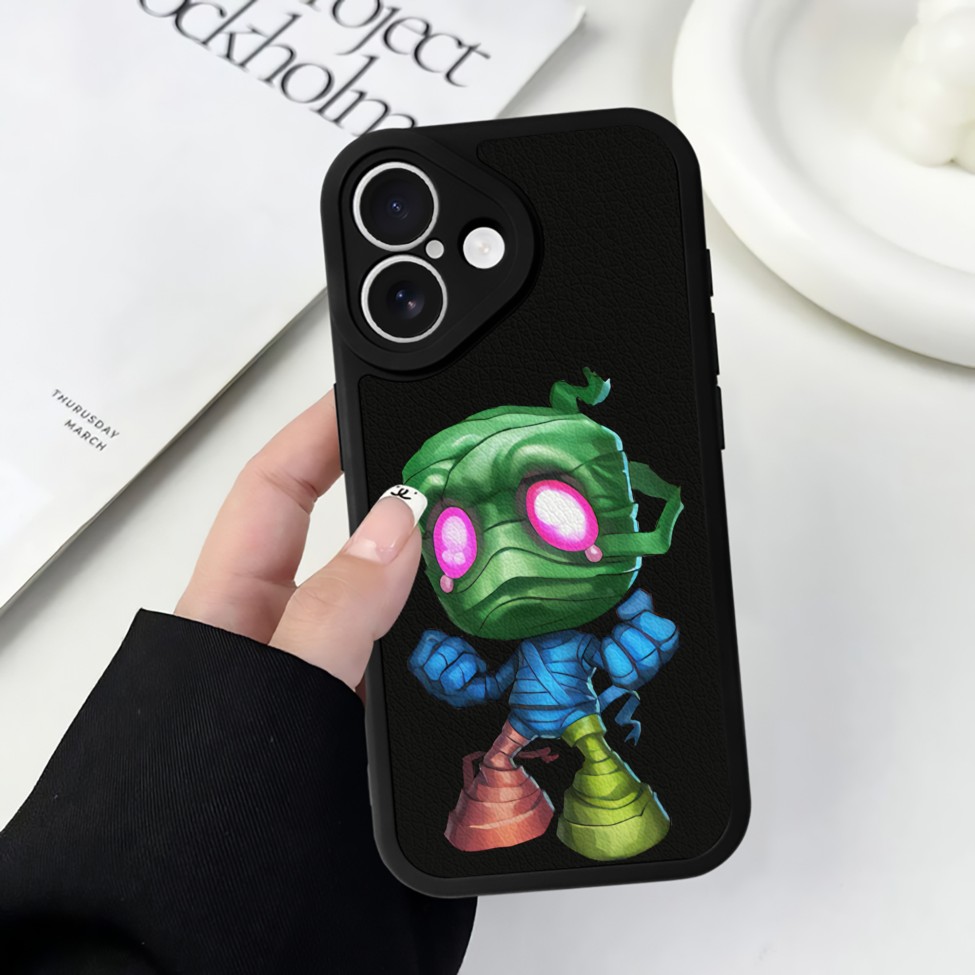 リーグ・オブ・レジェンド League of Legends LOL 【iPhone 16シリーズ対応】シリコンスマホケース（レザー調） 材質：シリコン